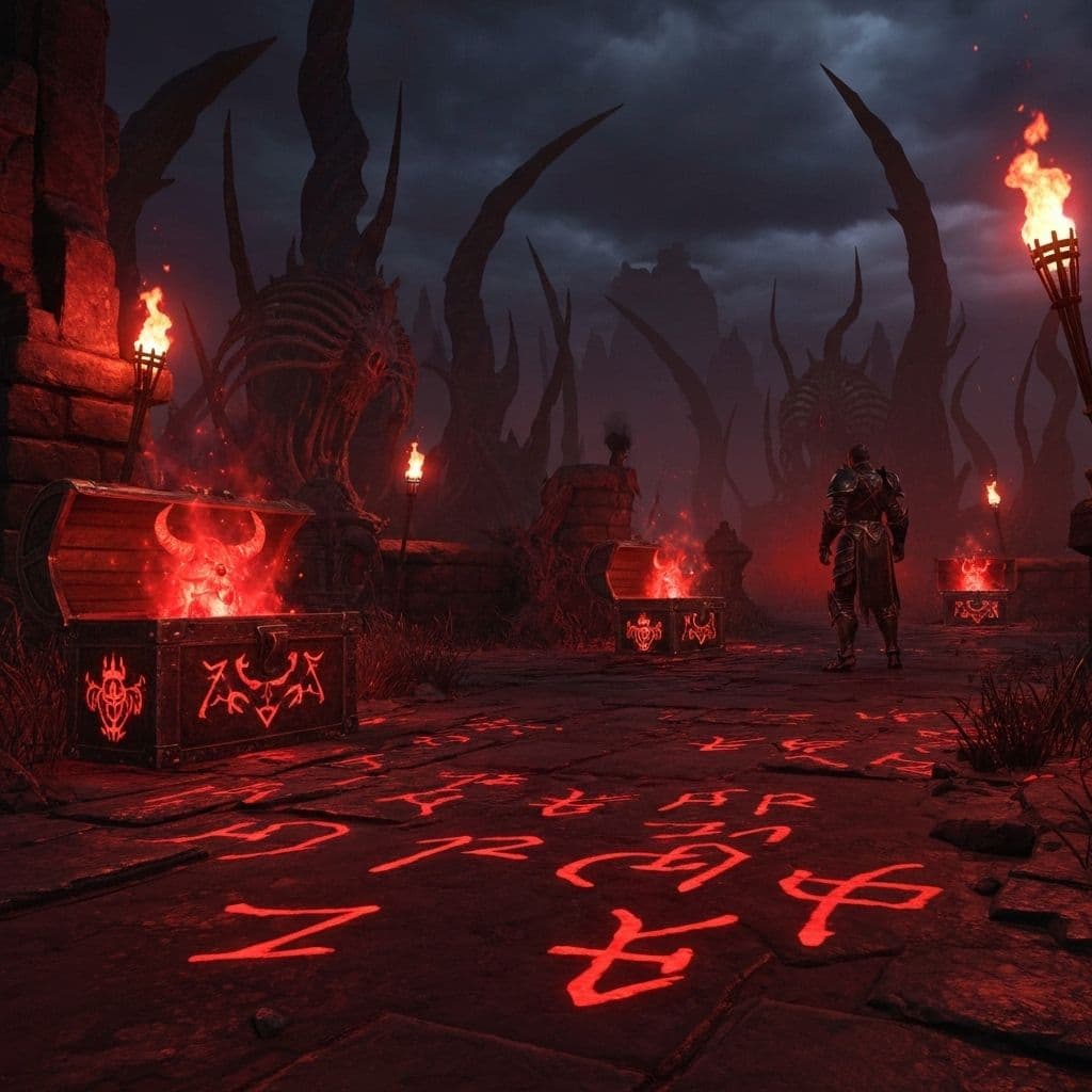 Diablo IV Helltide screenshot – calculate Helltide chest rewards and optimize farming routes